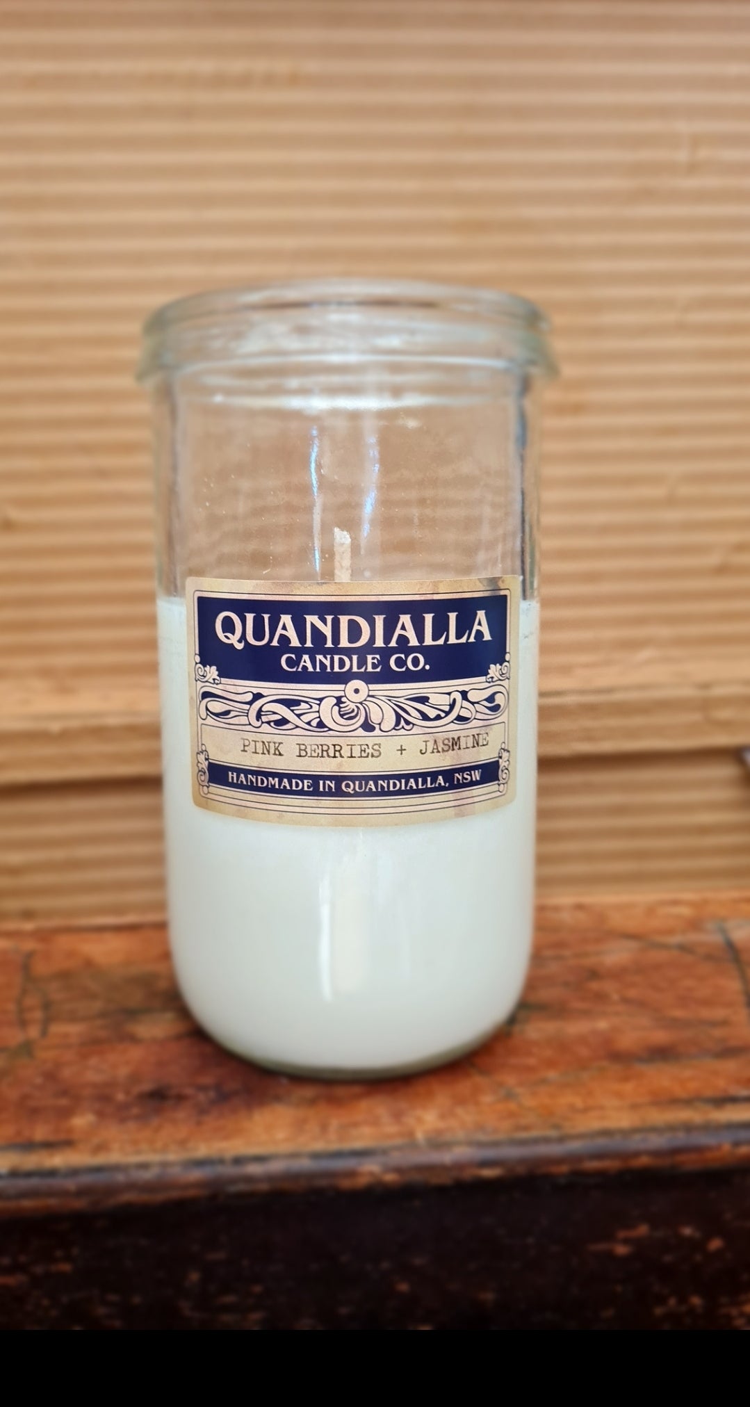 Vintage Fowler Preserving Jar Candle