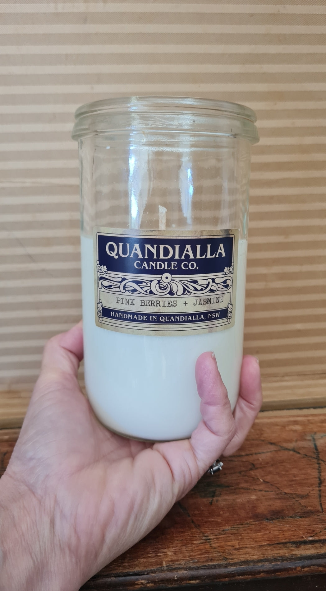 Vintage Fowler Preserving Jar Candle
