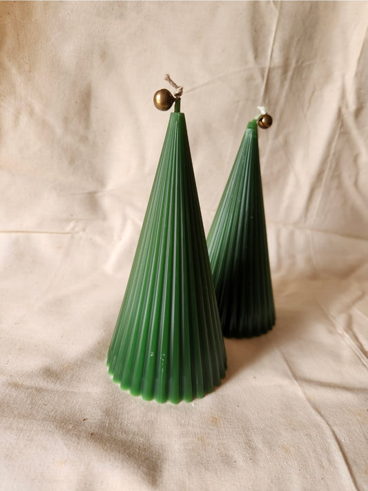 Beeswax Christmas Tree Candle