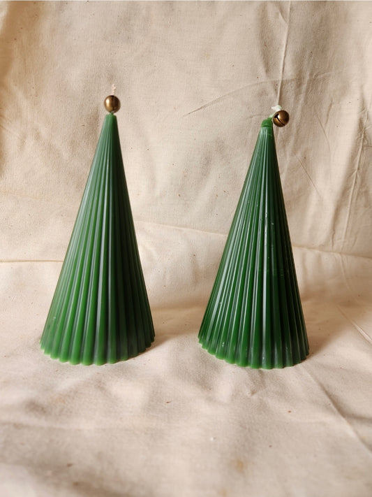 Beeswax Christmas Tree Candle